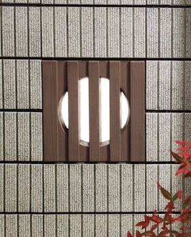 透かしブロック、施工例