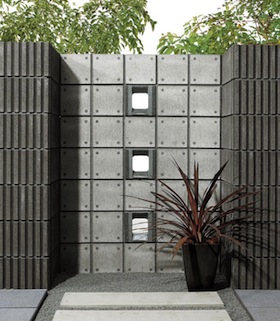 透かしブロック 、施工例