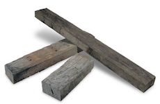 枕木、花壇、ガーデニング、施工例