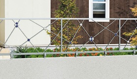 鋳物フェンスはエレガントなデザイン【エクステリア工事編】