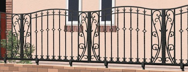 鋳物フェンスはエレガントなデザイン【エクステリア工事編】