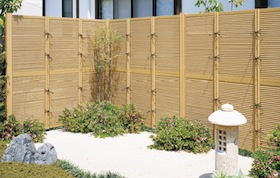 和風竹垣は樹脂タイプがおすすめ【エクステリア工事編】