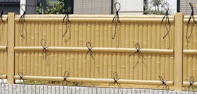 和風竹垣は樹脂タイプがおすすめ【エクステリア工事編】