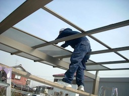 カーポートの施工