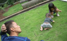 職人と子供たち