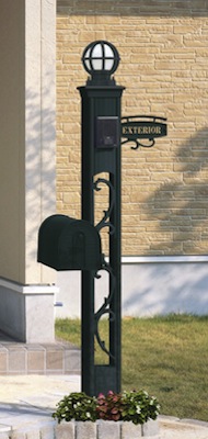 鋳物調機能門柱