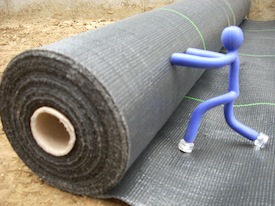 化粧砂利、防草シート、雑草、対策