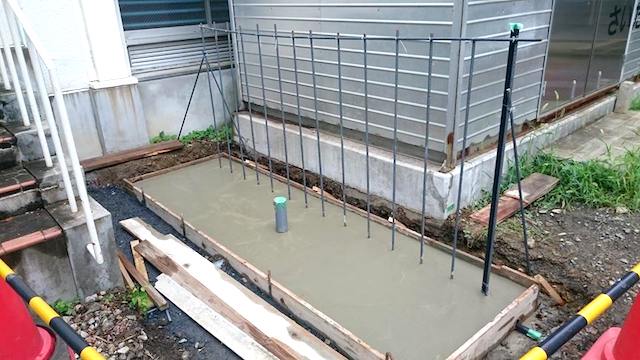 水飲み場を中学校に作ったエクステリア工事【子供たちは喜んでくれるかな？】