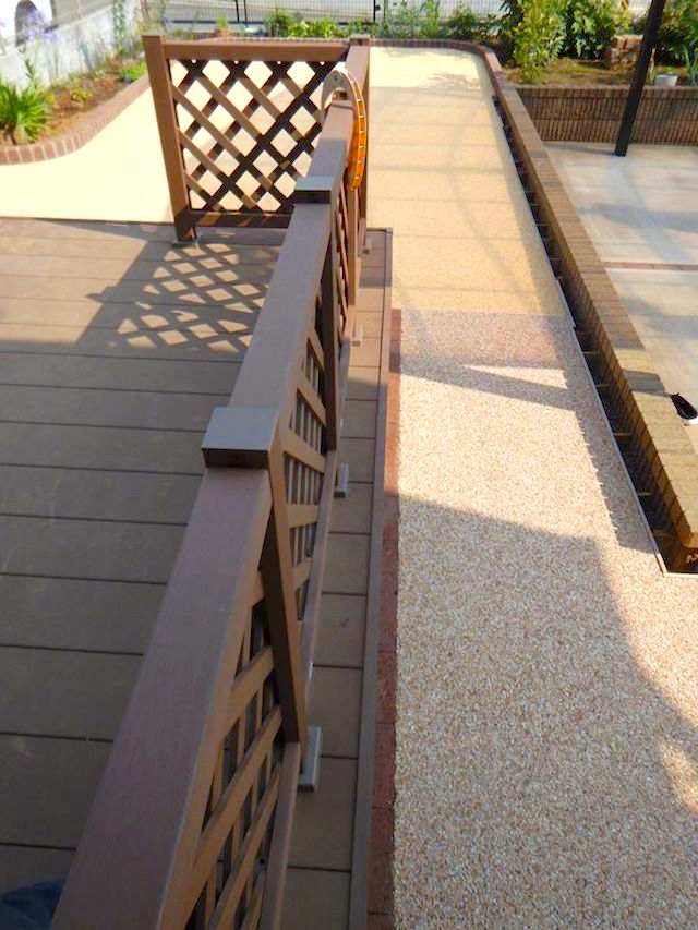 おしゃれなエクステリアリフォーム工事【もう雑草取りは必要ないですね★】