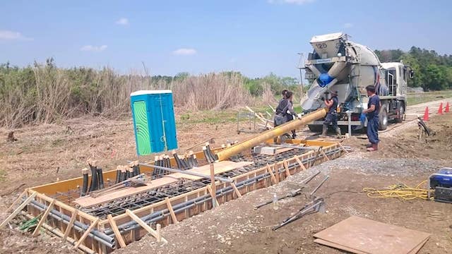 メガソーラーの基礎工事【太陽光発電システム】