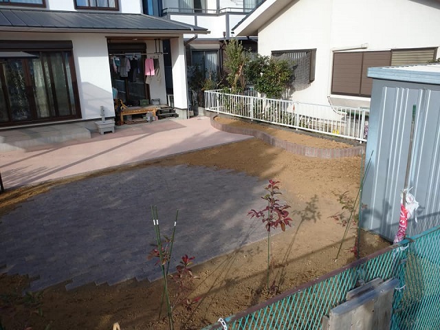 お庭をリノベーション！