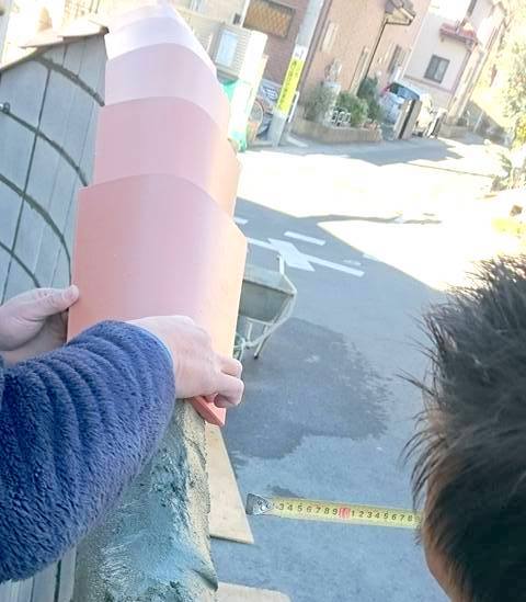 洋風瓦でかわいい壁を作ったエクステリア工事【壁作りレシピ公開します】