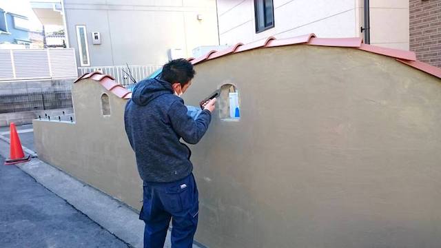 洋風瓦でかわいい壁を作ったエクステリア工事【壁作りレシピ公開します】